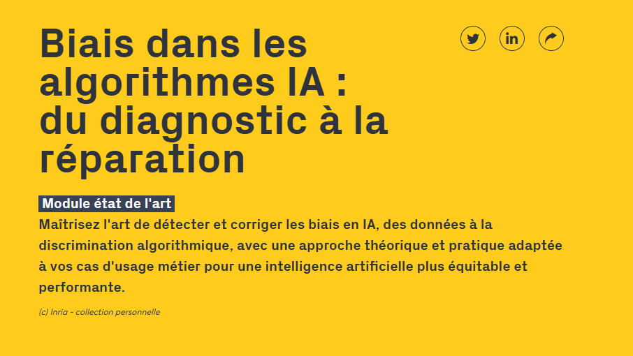 Biais dans les algorithmes IA : du diagnostic à la réparation